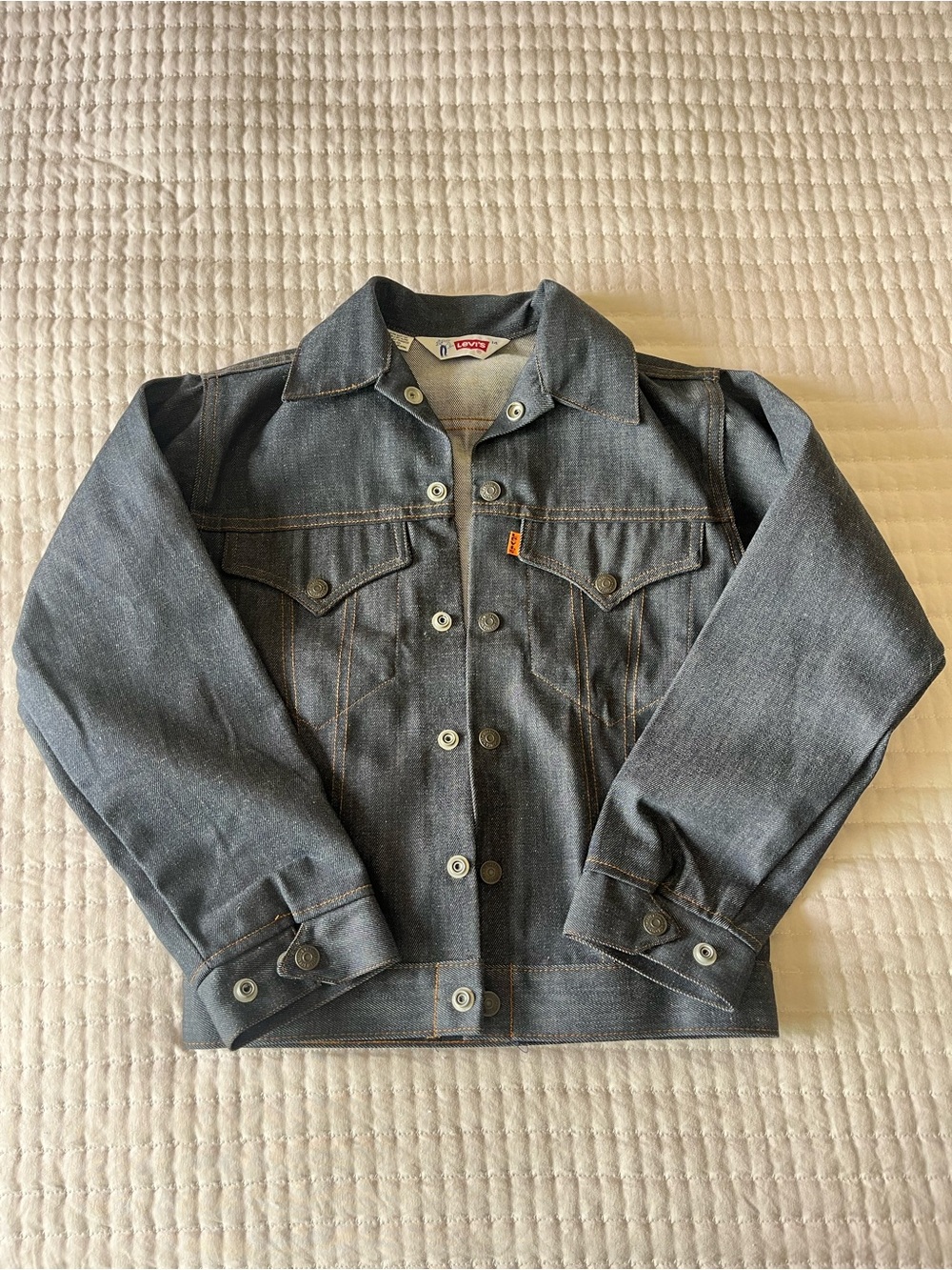 Levi's Women's Orange Tab Dark Wash Denim Jacket XXS/XS